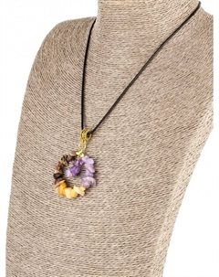 Колье оберег Бусики-колечки