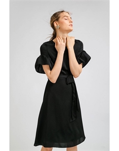 Платье А-силуэта с поясом Emka