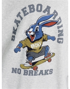 Свитшот для мальчиков серый с печатью Mark formelle