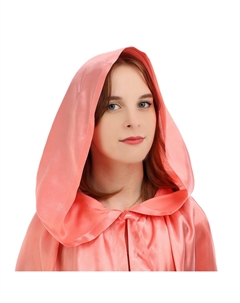 Карнавальный плащ, взрослый, длина 120 см, атлас, коралловый Страна карнавалия