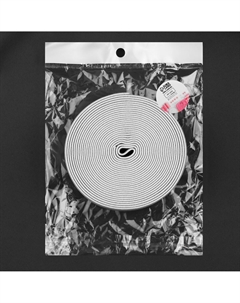 Резинка тканая, мягкая, 40 мм, 4.5±1 м, черная, белая, красная Арт узор