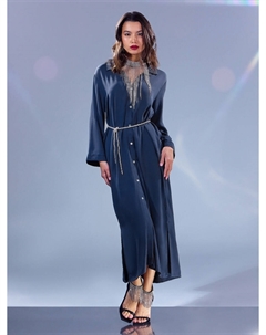 Платье женское домашнее в темно-синем цвете Mark formelle