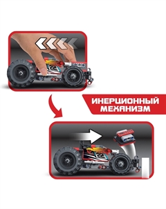 Конструктор внедорожник техно, инерционный, 139 деталей, 6+ Unicon