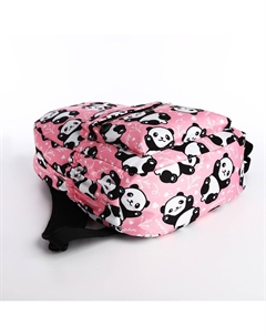 Рюкзак школьный light на молнии, с карманами, с принтом Nobrand