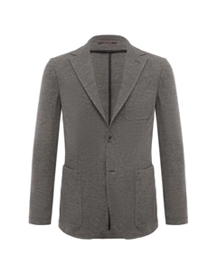 Пиджак из хлопка и шерсти Canali