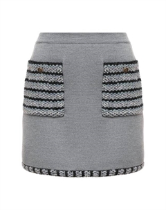 Юбка из шерсти и вискозы And the brand