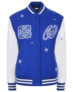 Бомбер комбинированный Off-white