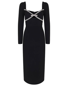 Платье-футляр из крепа Self-portrait