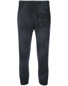 Freecity укороченные спортивные брюки с принтом тай дай s черный Freecity