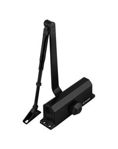 Доводчик дверной (60-85 кг) черный Fuaro