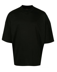 Caban однотонная футболка свободного кроя один размер черный Caban