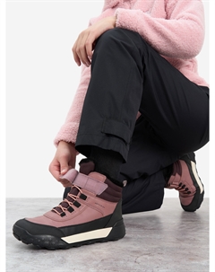 Ботинки утепленные для девочек J Trekkyup B ABX A, Розовый Geox