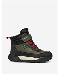 Ботинки утепленные для мальчиков J Trekkyup B ABX E, Зеленый Geox