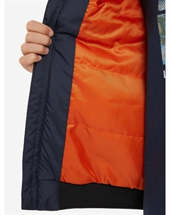 Бомбер утепленный для мальчиков, Фиолетовый Outventure