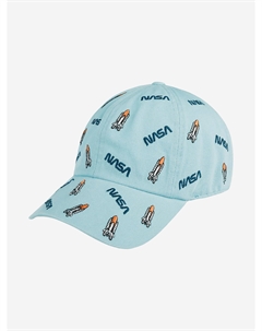 Бейсболка 44900A-NASA Space with NASA Replay (голубой), Голубой American needle