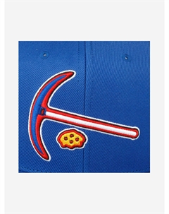 Бейсболка с прямым козырьком MITCHELL NESS 6HSSSH20054-DNUBLUE Denver Nuggets NBA (синий), Синий Mitchell and ness