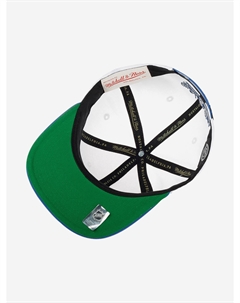 Бейсболка с прямым козырьком MITCHELL NESS 6HSSSH22086-TMLWHIT Toronto Maple Leafs NHL (белый), Белый Mitchell and ness