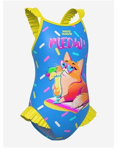 Детский спортивный купальник Bella O6, Синий Mad wave