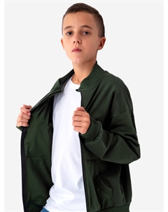 Толстовка детская с начесом, Зеленый Happyfox