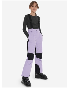Брюки утепленные для девочек, Фиолетовый Glissade