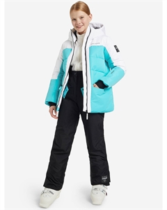 Пуховик для девочек, Голубой Glissade