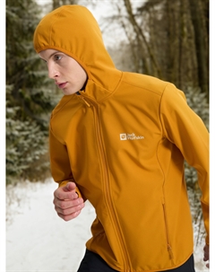 Куртка софтшелл мужская Bornberg, Оранжевый Jack wolfskin