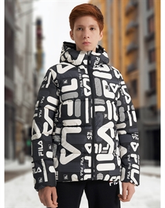 Пуховик для мальчиков, Черный Fila