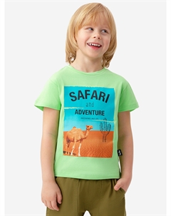 Футболка с принтом салатовая, Зеленый Button blue