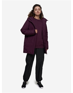 Пуховик женский, Фиолетовый Demix