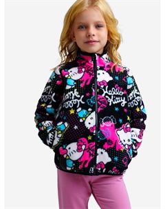 Толстовка флисовая для девочки, Мультицвет Playtoday