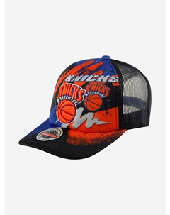 Бейсболка с сеточкой MITCHELL NESS HHSS2993-NYKYYPPPBLCK New York Knicks NBA (черный), Черный Mitchell and ness