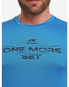 Футболка мужская One More Set, Синий Athlex
