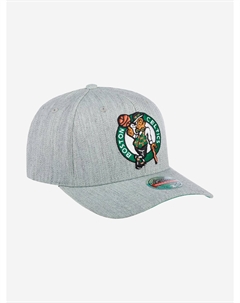 Бейсболка MITCHELL NESS 6HSSMM19363-BCEGYHT Boston Celtics NBA (серый), Серый Mitchell and ness