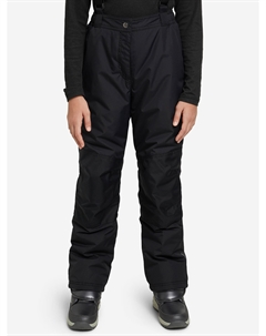 Брюки утепленные для девочек, Черный Outventure