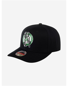 Бейсболка MITCHELL NESS HHSSINTL1245-BCEBLCK Boston Celtics NBA (черный), Черный Mitchell and ness