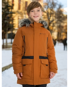 Пуховик для мальчиков, Коричневый Outventure