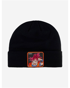 Шапка с отворотом CL/DBS/1/BON/TGO1 Dragon Ball Goku (черный), Черный Capslab®