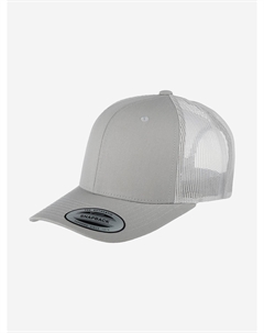 Бейсболка с сеточкой 6606 (серый), Серый Flexfit