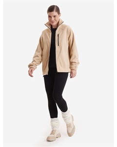 Толстовка из шерпы oversize тёплая кофта, Бежевый Pointhit