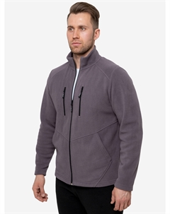 Толстовка на молнии флисовая кофта, Серый Ironcust