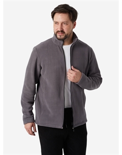 Толстовка на молнии флисовая кофта, Серый Ironcust