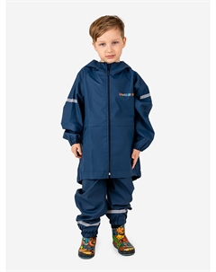 Куртка-дождевик непромокаемая детская Дино, Синий Symbion