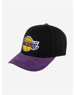 Бейсболка MITCHELL NESS HP7976-LALBLCK Los Angeles Lakers NBA (черный), Черный Mitchell and ness