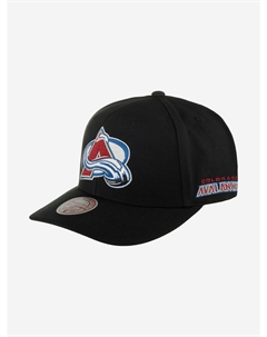 Бейсболка MITCHELL NESS HHSS6644-CAVYYPPPBLCK Colorado Avalanche NHL (черный), Черный Mitchell and ness