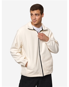 Толстовка мужская на молнии флисовая кофта, Белый Ironcust