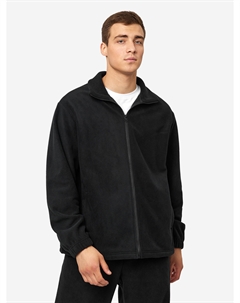 Толстовка мужская на молнии флисовая кофта, Черный Ironcust