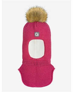 Шапка-шлем для девочки GW24AC1193G-RUBY, Красный Gusti