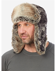 Буран шапка-ушанка, серый шельф, Мультицвет Orion active