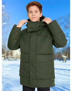 Пуховик для мальчиков, Зеленый Oldos