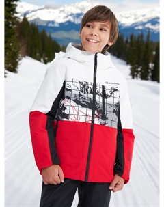 Куртка утепленная для мальчиков, Белый Glissade